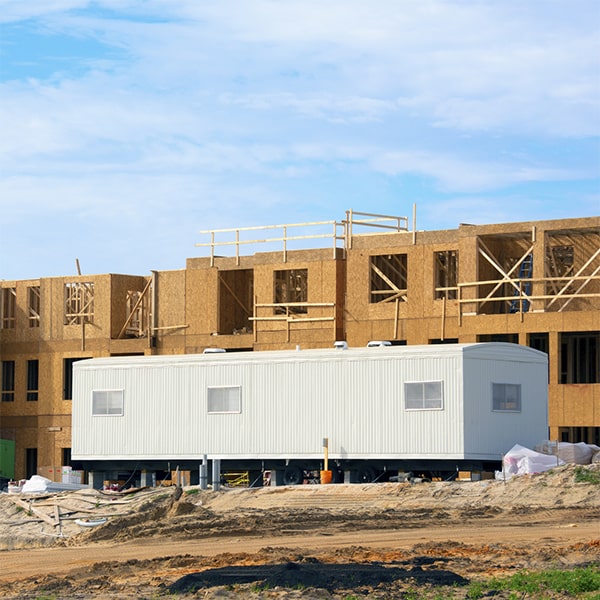 construction site office trailers are available in various sizes and layouts to accommodate different project needs